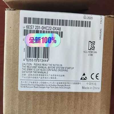 未拆封6ES7231-0HC22-0XA8产品质保一年询价