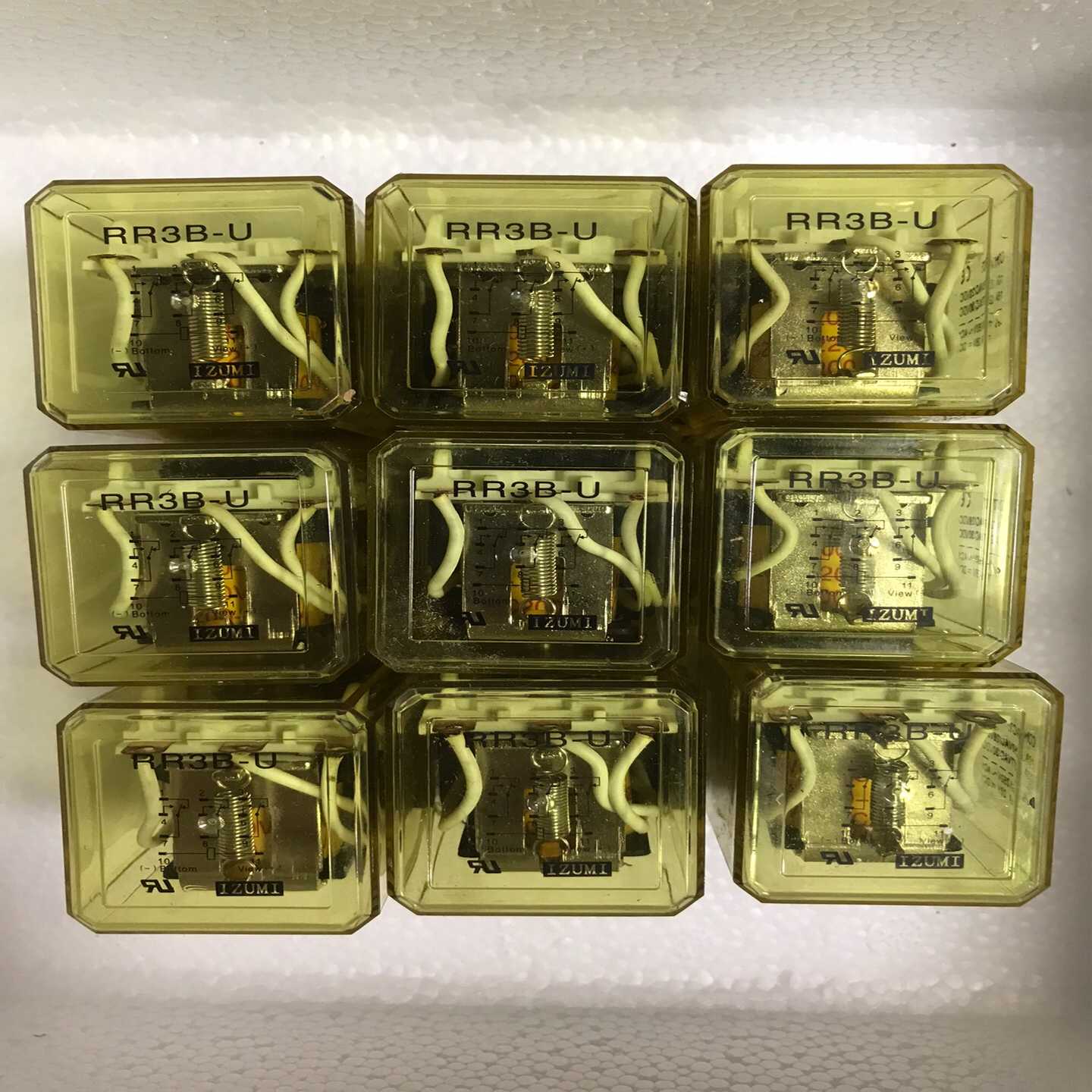【议价】和泉RR3B-U,宽11脚继电器