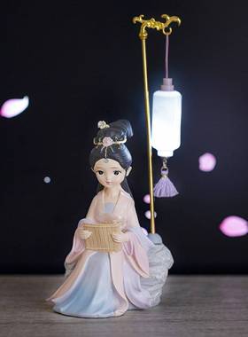 汉服中国风树脂娃娃摆件古风公主家居装饰品客厅摆件闺蜜女孩礼物