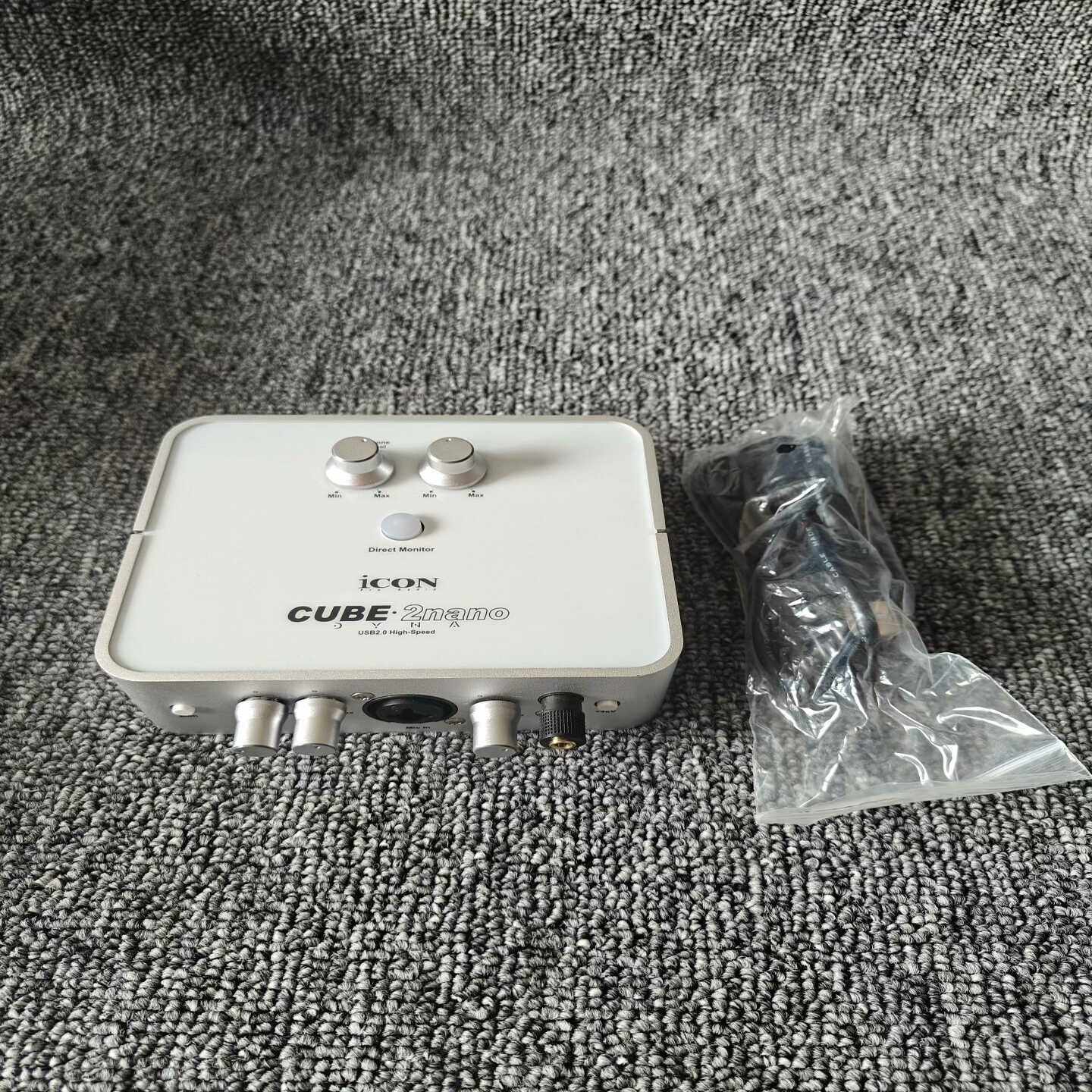 艾肯ICONCUBE2nano声卡，银色外观高端大气！带--议价商品