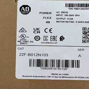 22F 询价 B012N103PowerFlex4M交流变频器