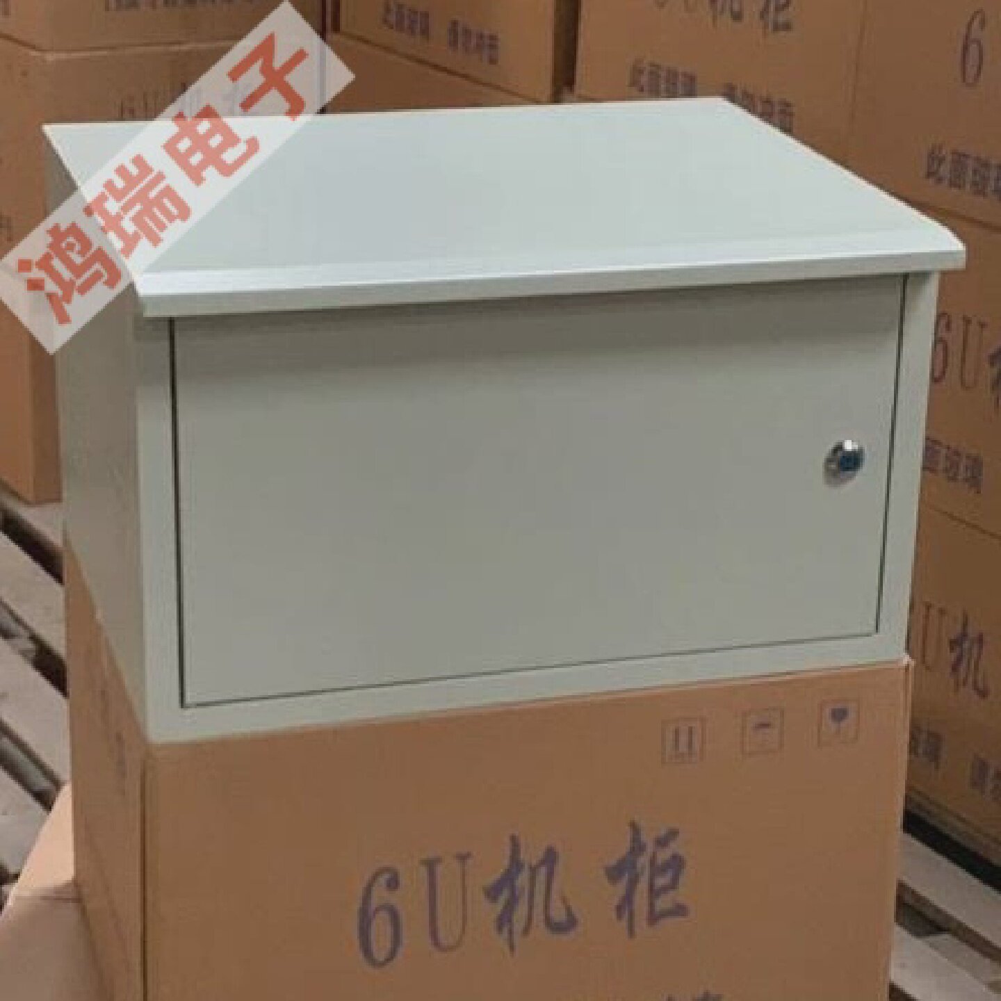 室外加厚防水6U网络机柜挂柜小机柜墙柜经济型宽530*深400*310高
