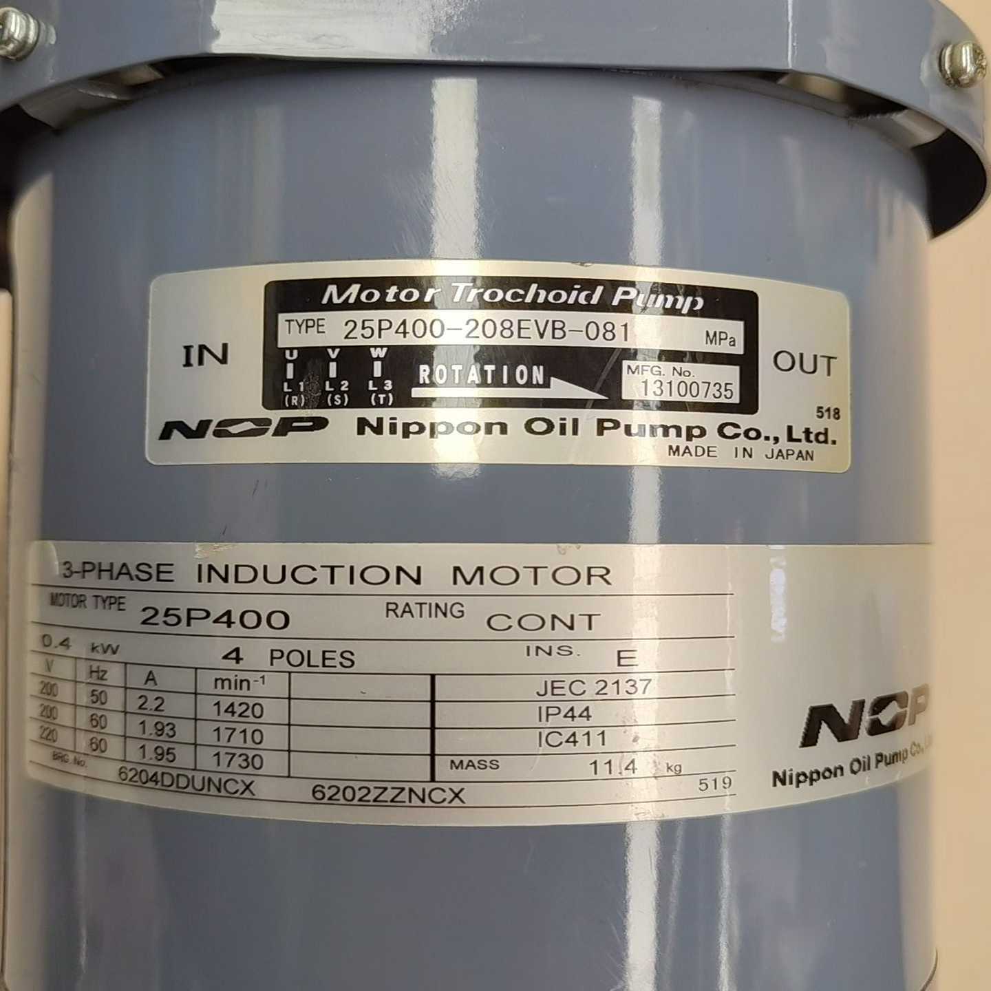 NOP油泵25P400-208EVB-081，，成询价