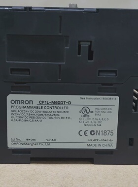 【询价】CP1L-M60DT-D，PLC控制器，