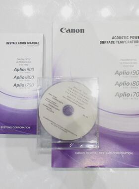 CANON APLIO i900 i800 i700 ULTRASOUND SOFTWARE INSTALLATION