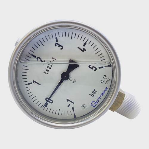 Manmetro Schmierer PTB04ATEXD121 Para Uso Industrial 15 BAR