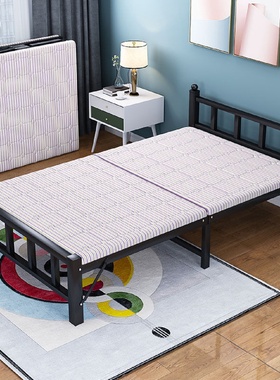 折叠床单人床家用办公室午休床经济型出租屋简易床便携铁床木板床