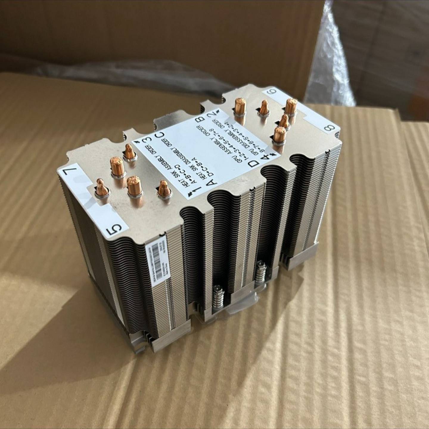 售前询价议价全新TESLA 特斯拉V100 SXM2散热器 5铜管均热版