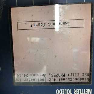 托利多ind780缺电源和竖板还有后盖加电显示如图 卡 图为实物