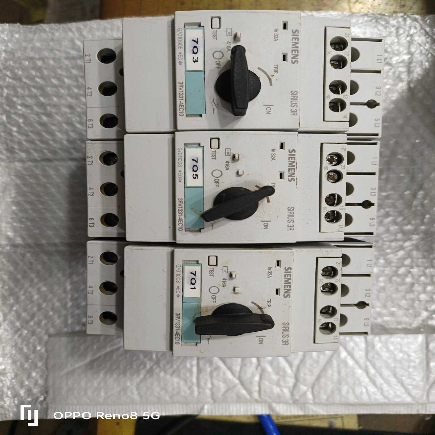 询价西门子电机断路器3rv1331-4EC10实物拍照