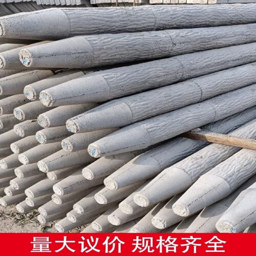 户外树墩花坛小篱笆定制仿木水泥桩公园石栅仿木树桩栏景观隔断桩
