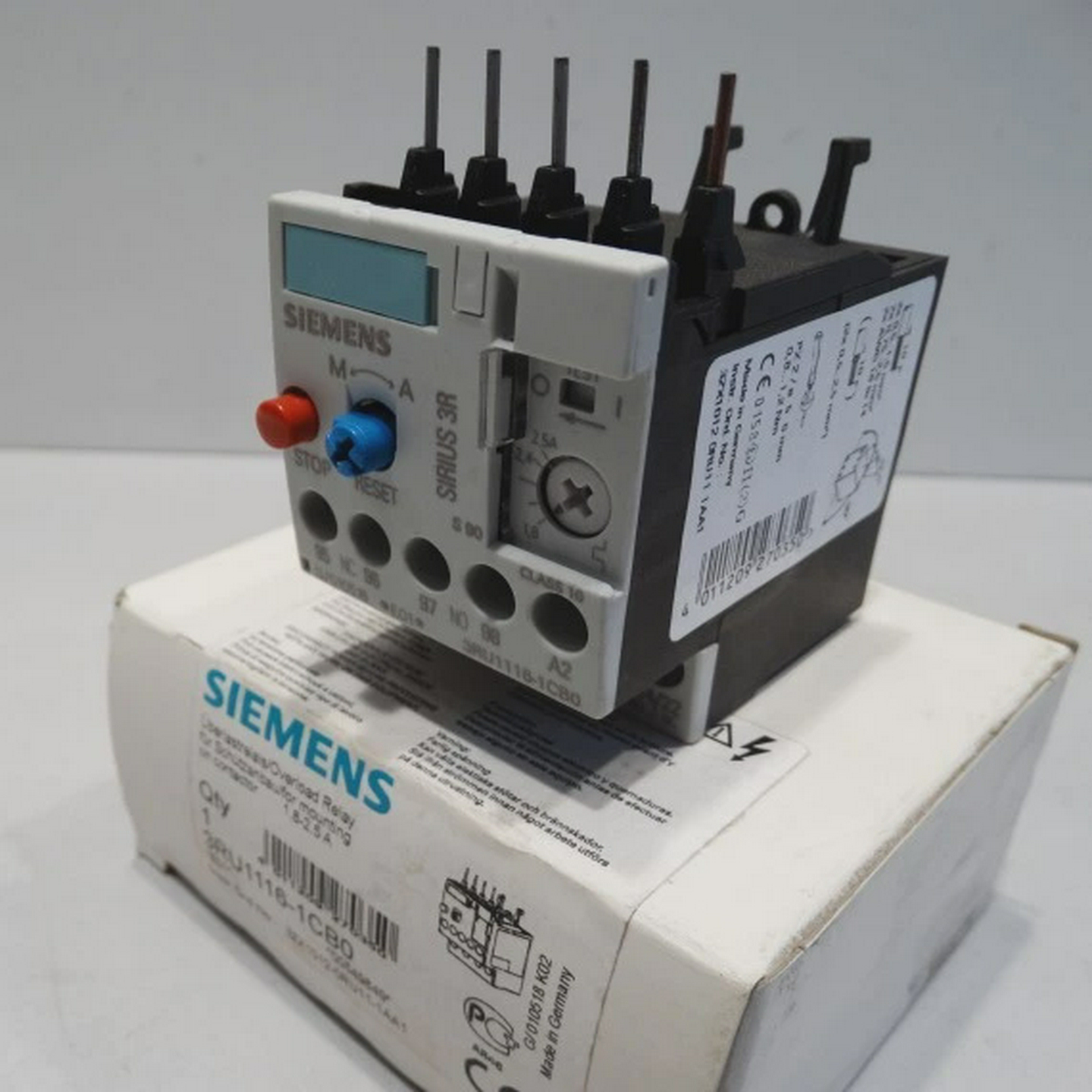 SiemensSirius3RU1116-1CB03RU1116-1CB0E:01-unused/OVP-