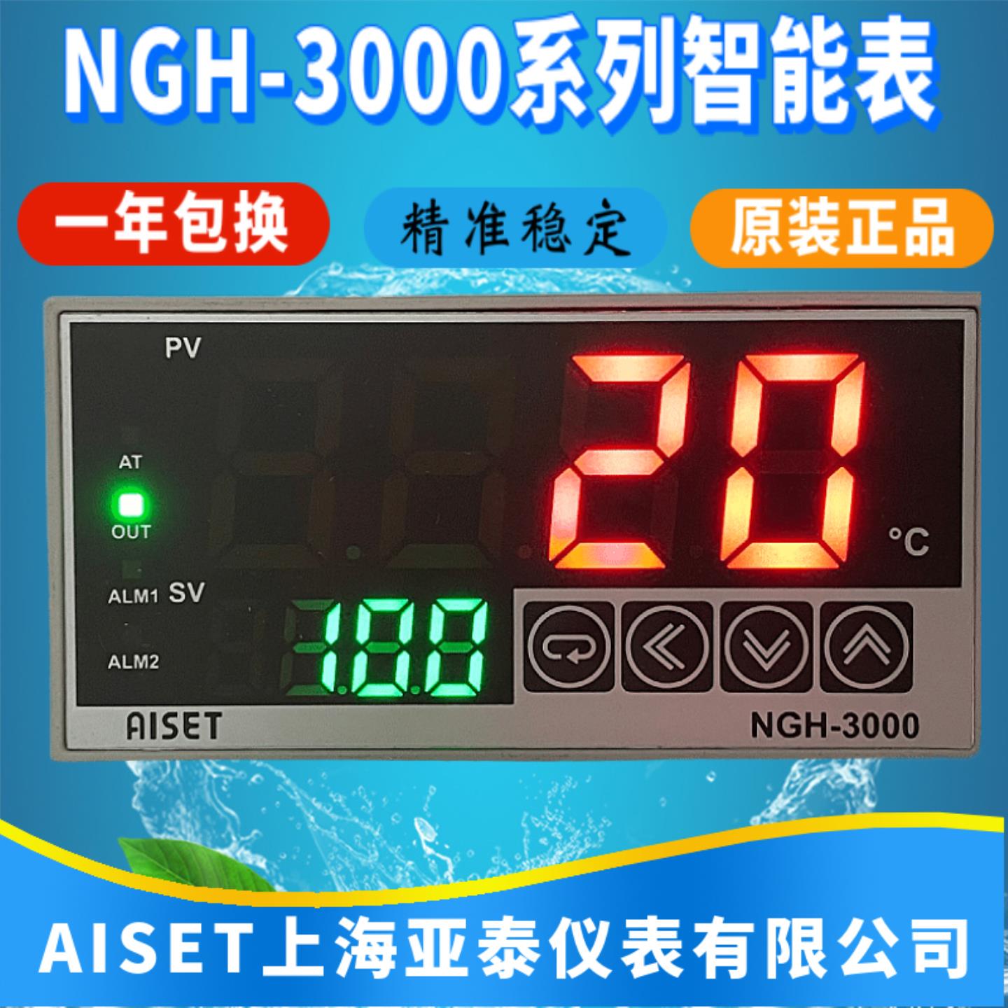 隆兴上海亚泰仪表温控器NGH-3000 3411V 3412V 3410V 3421V 3430*