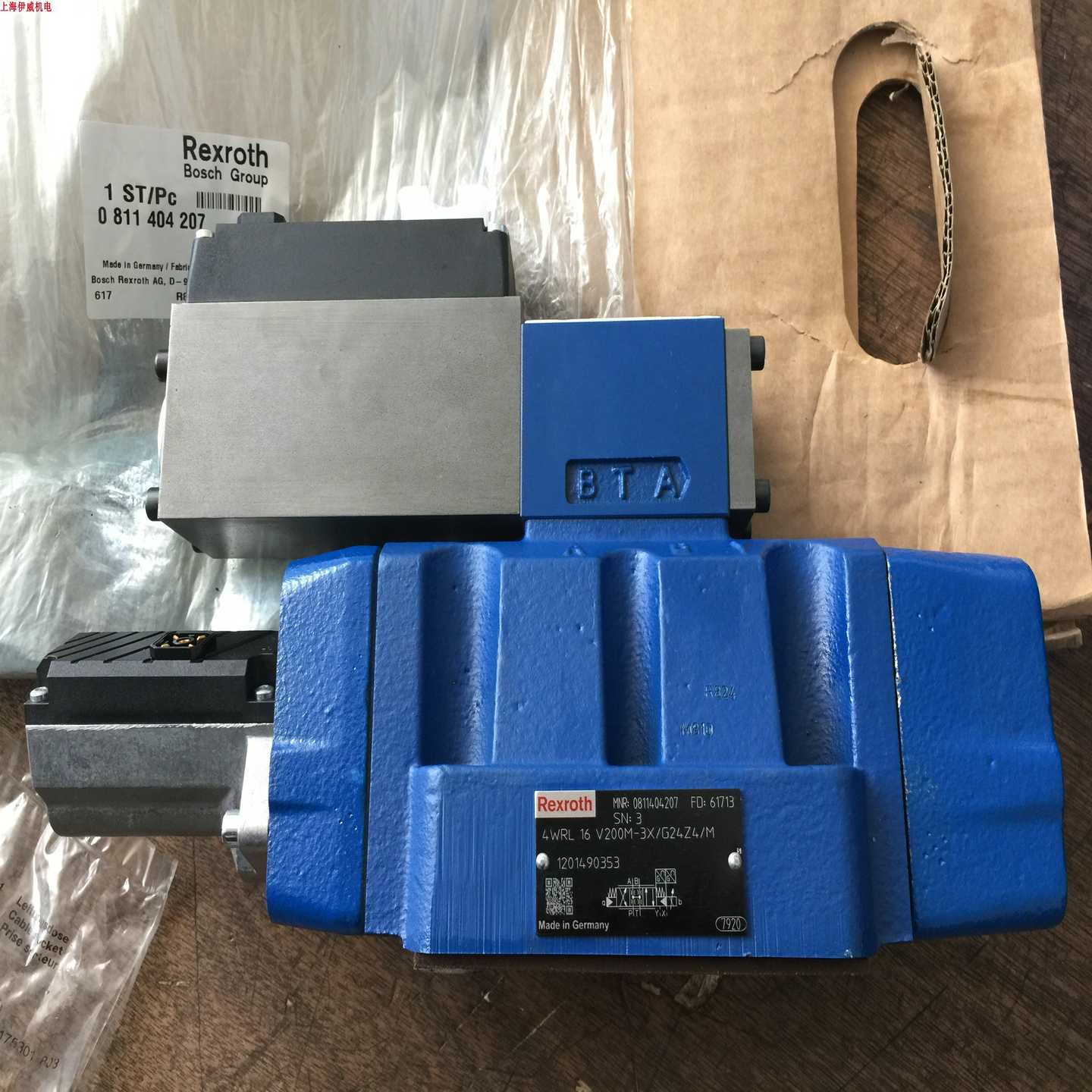 配件德国Rexroth力士乐0811404207型号4WRL16V200M-3XG24Z议价