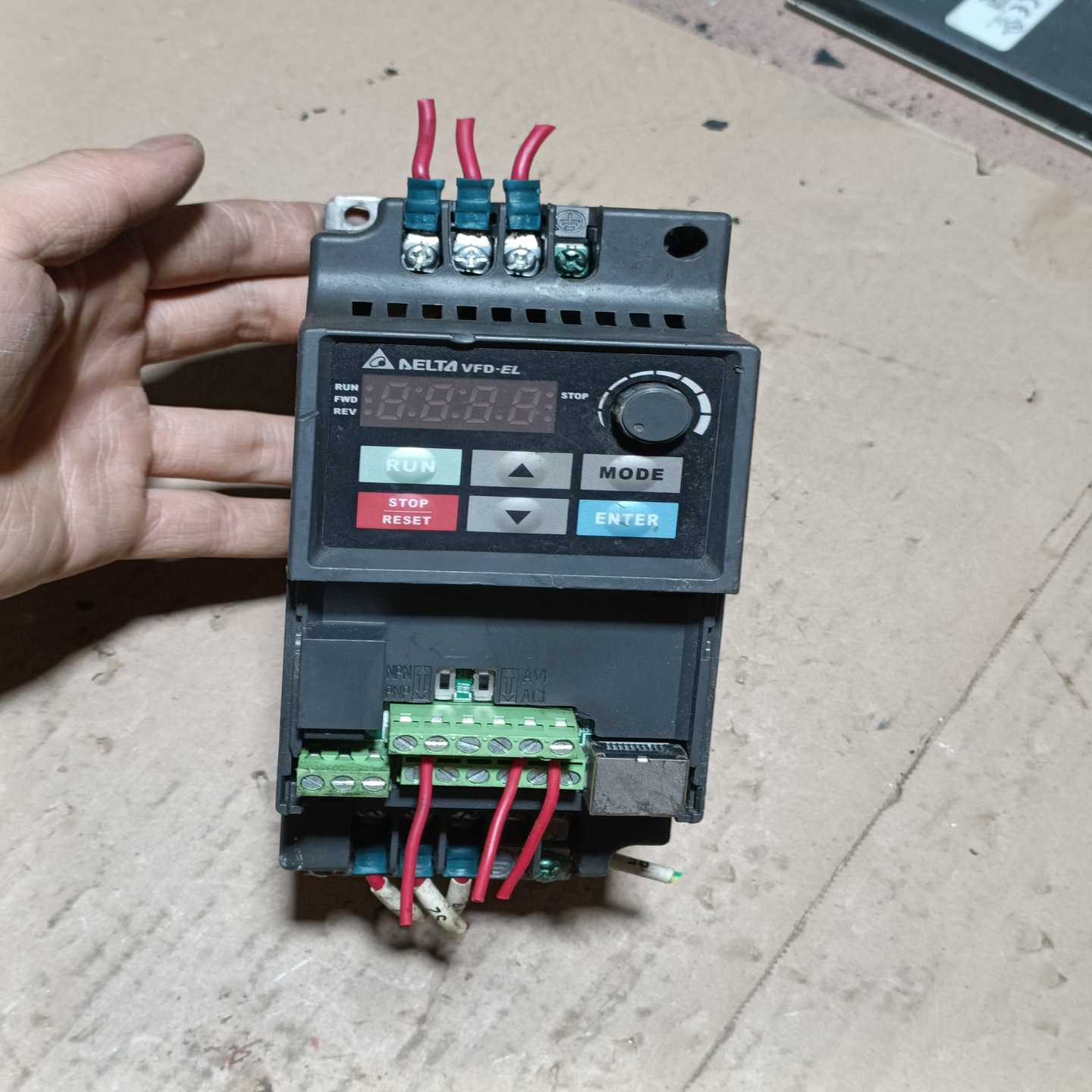 咨询-台达380V变频器0.75千瓦VFD007EL43A