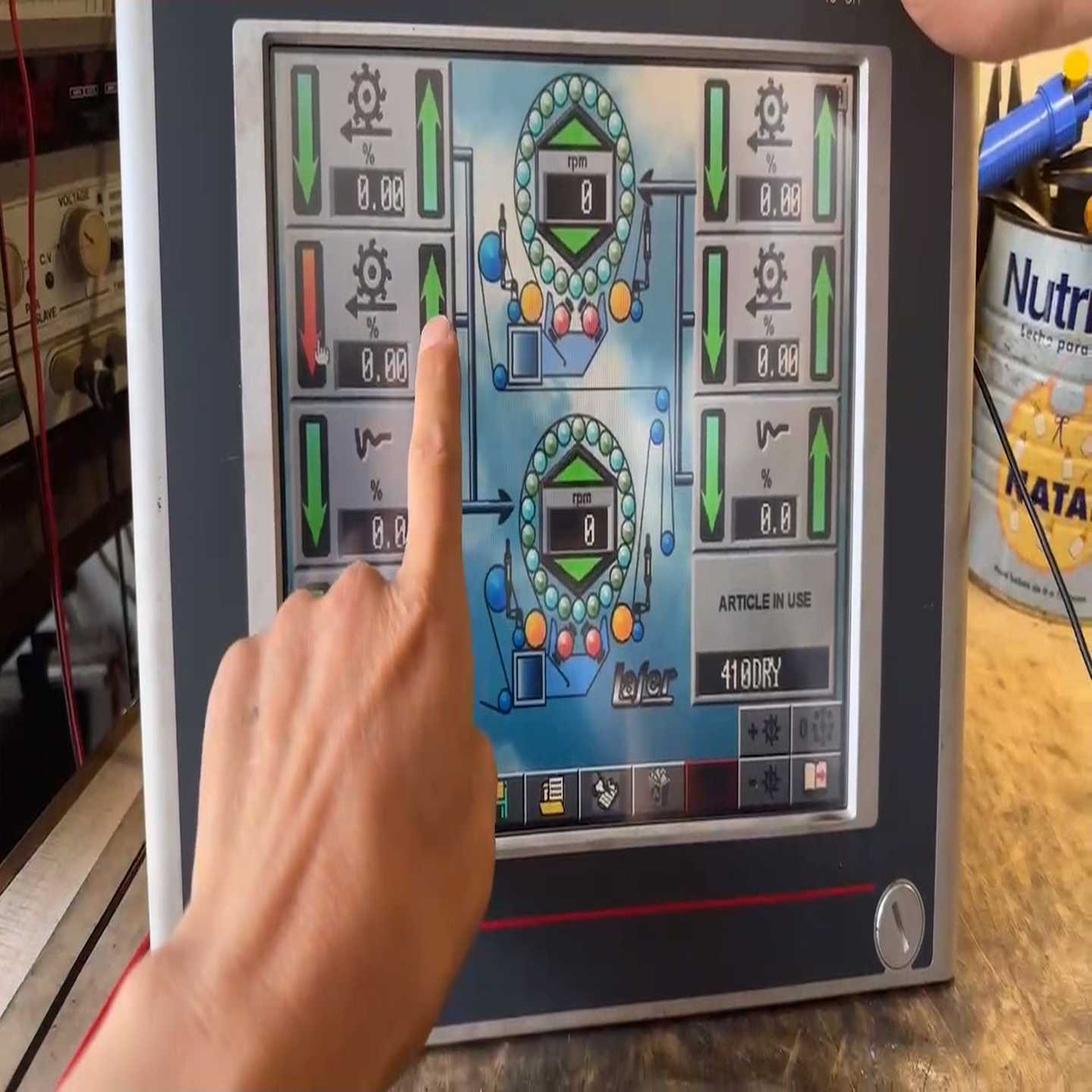 LAFER拉法拉毛机剪毛机触摸屏，触摸不准，屏幕校正X【博航商行】