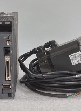 Used MITSUBISHI 750W AC SERVO Set DRIVE MRJ370A MOTOR HFKP73