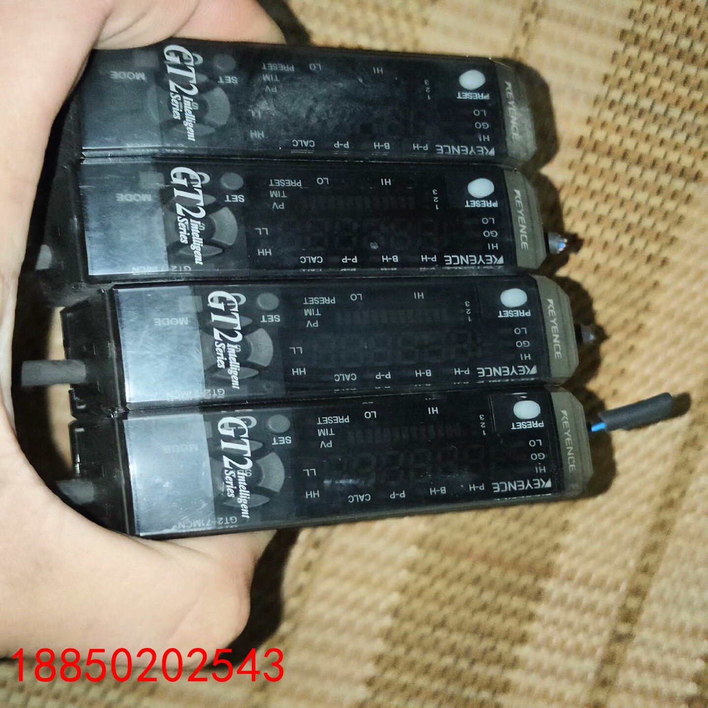 【请询价】基恩士位移传感器放大器 GT2-71MCN功能正常99新原装