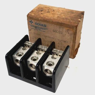 NEW GOULD SHAWMUT 66033 DISTRUBUTION BLOCK