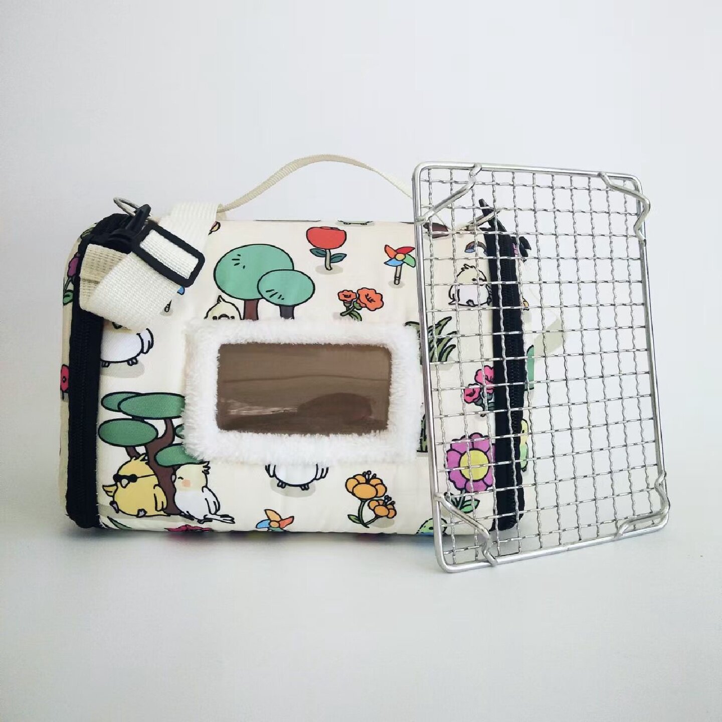 年货节特价鹦鹉冬季外出背包虎皮牡丹玄风和尚小太阳便携鸟用背包