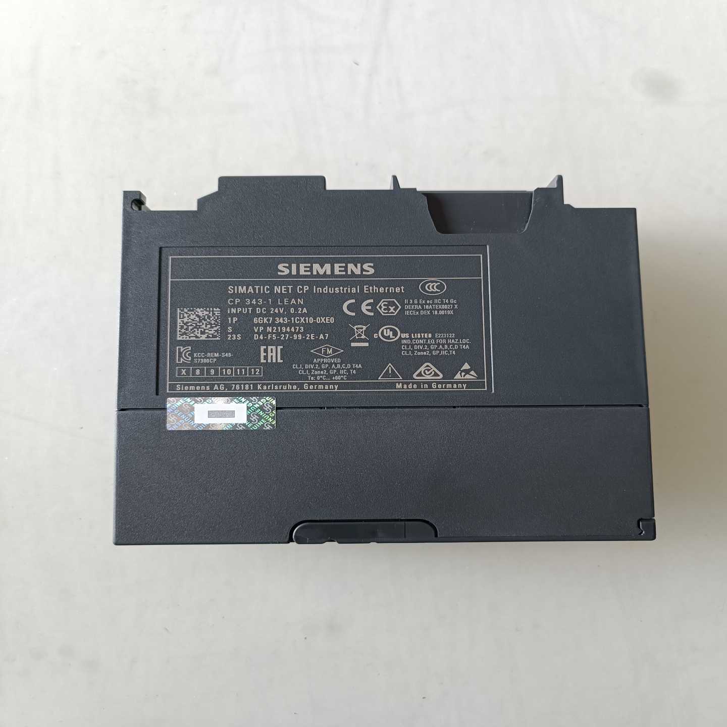 西门子6GK7 343-1CX10-0XE0实物拍图。版本号~议价