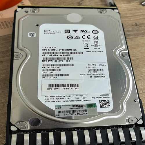 HPE MSA2050  4TB 12G  3.5 7.2K~询价
