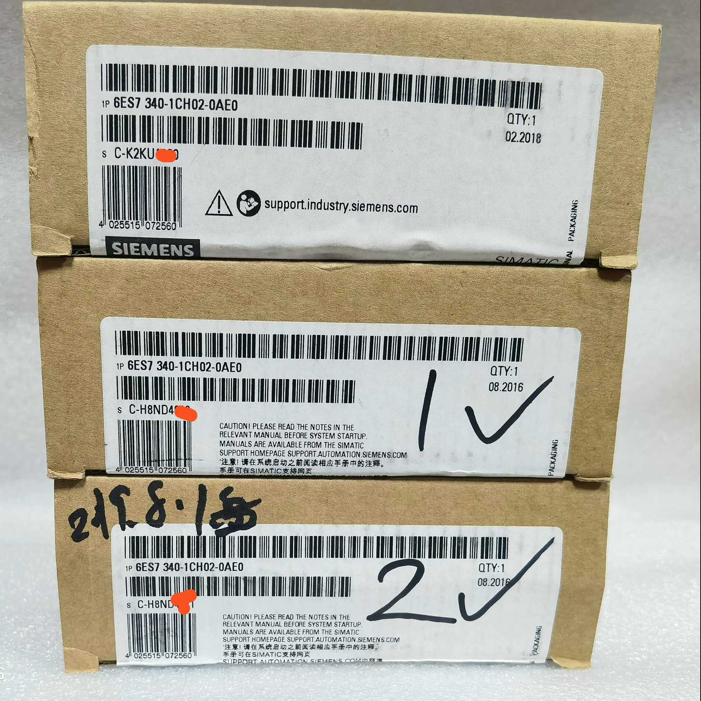 6ES7340-1CH02-0AE0西门子D7原装原标