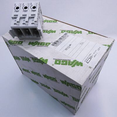 5x WAGO 8341203 Stiftleiste SV 3polig 175mm unused