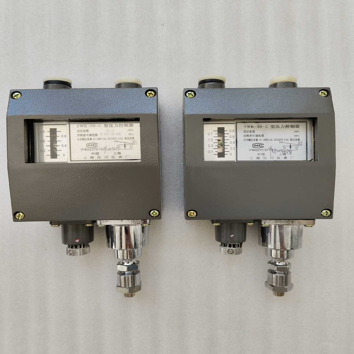 询价上海仪川仪表YWK-50-C仪表船用压力控制器蒸汽压力开