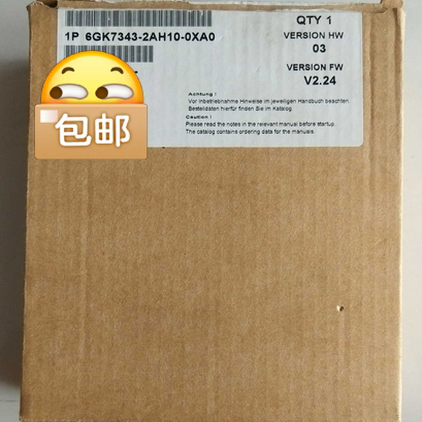 未开封哦6ES7343-2AH10-0XA0闪电发询价