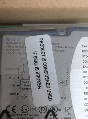 美国NI9217模块原装正品4通道RTD输入040议价