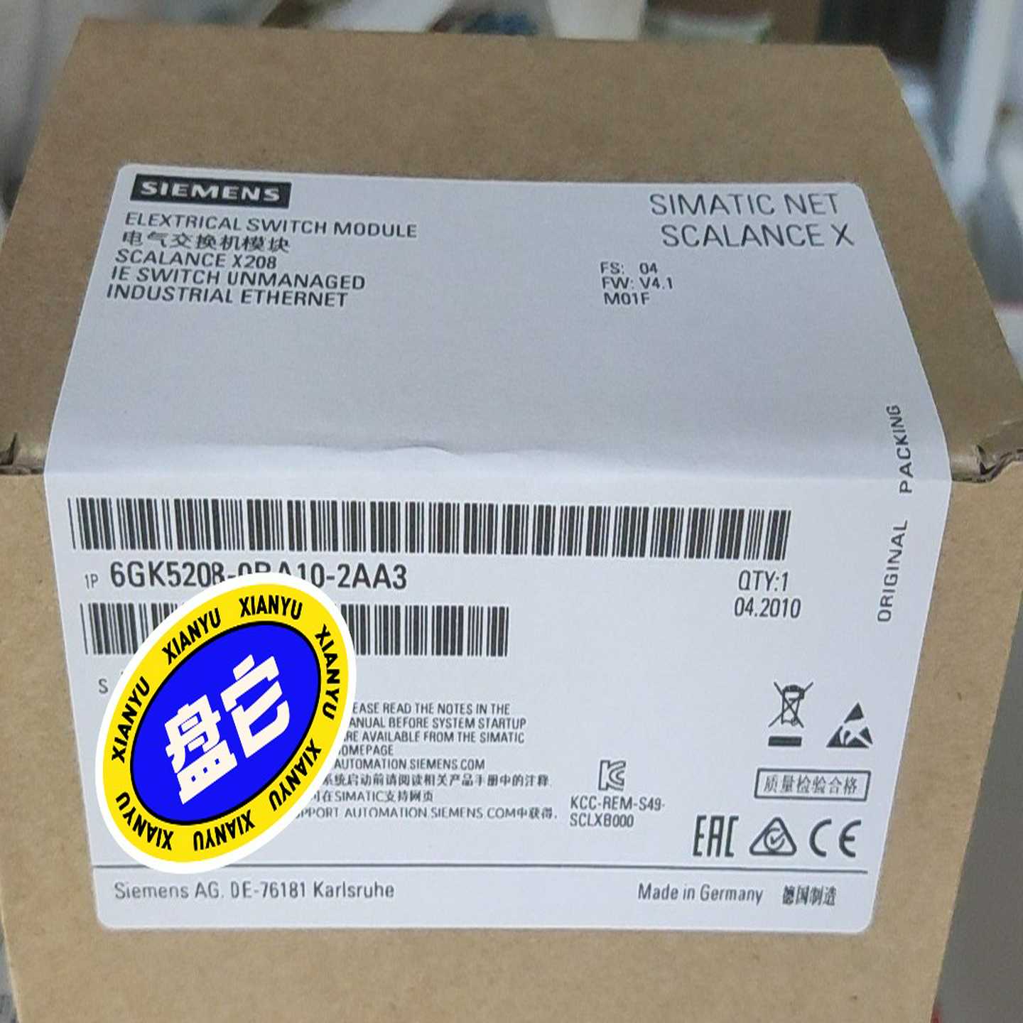 6GK5208-0BA10-2AA3  8口交换机，有需【卡奥电子】