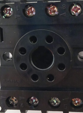 议价PF083A-E延时继电器插座8PFA/P2CF八脚安装底座CZS08C/P3G-08