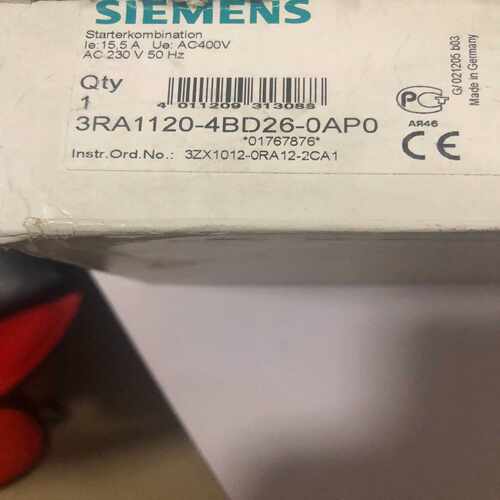接触器3RA1120-4BD26-0AP0拍前询价