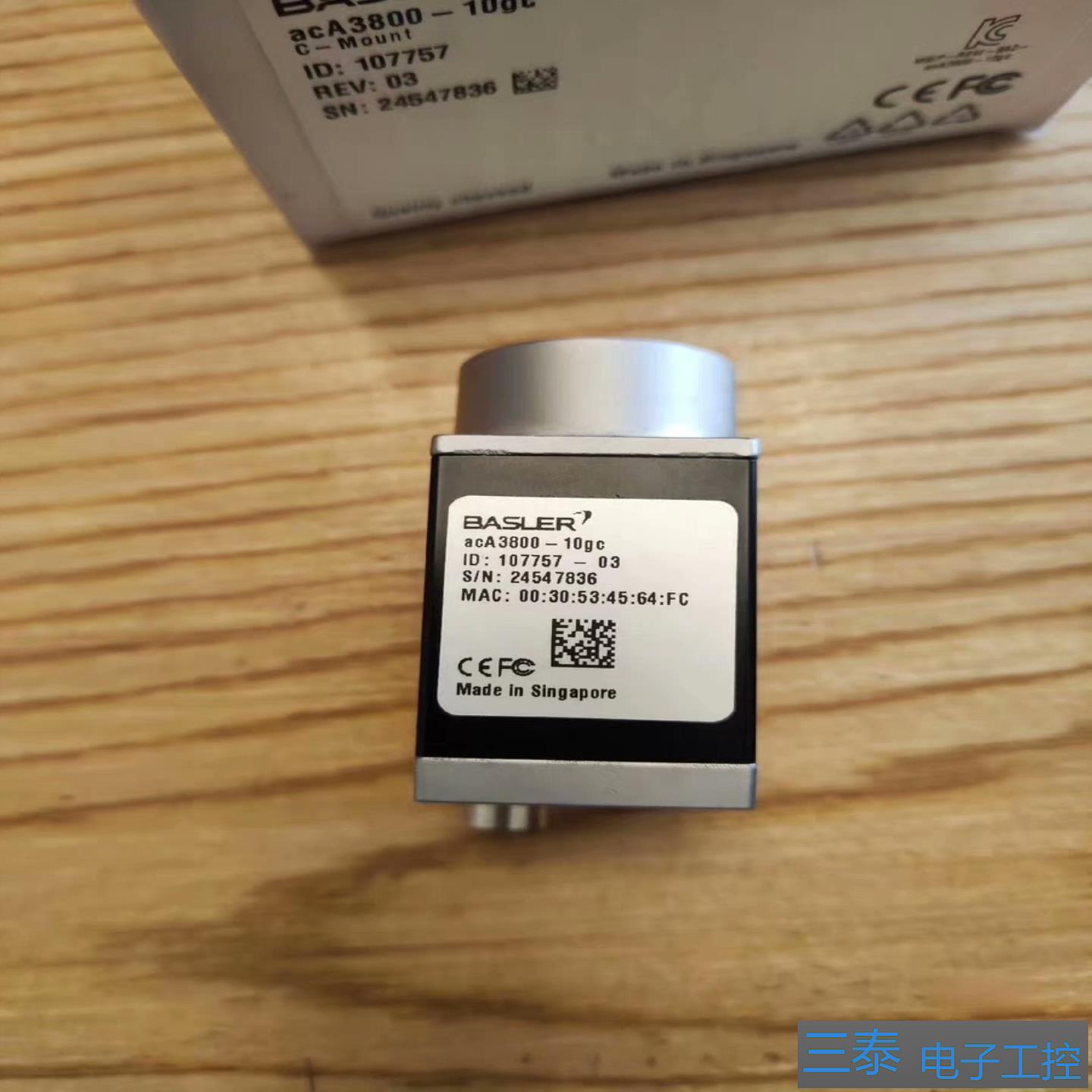 工业相机aca3800-10gmgc全局1000万aca3，议价