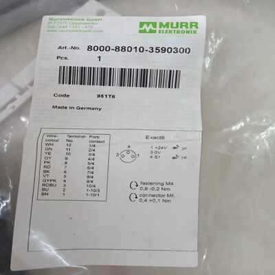 配件MURR穆尔8000-88010-3590300 3590500 56623传感器连议价