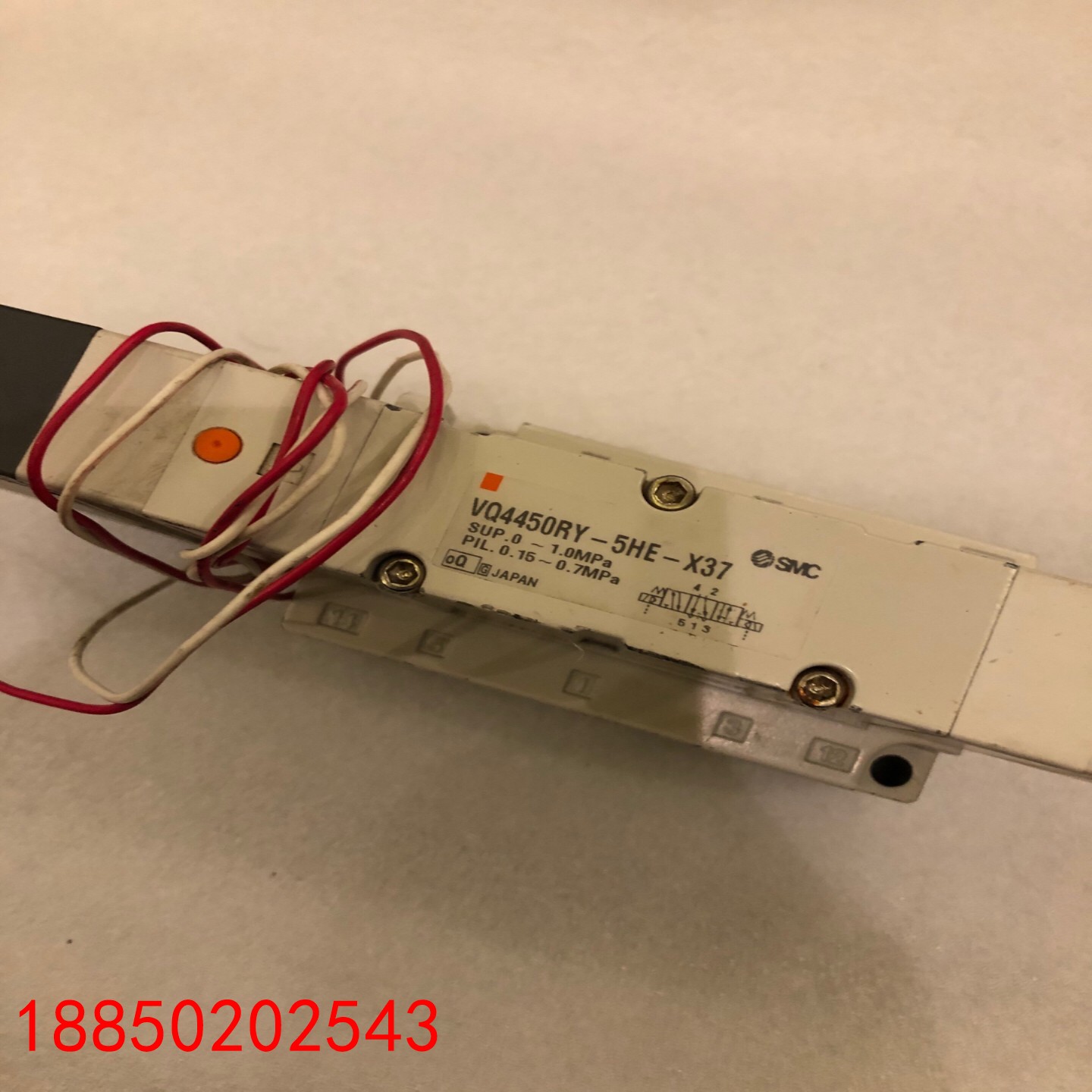 【请询价】VQ4450RY-5HE-X37电磁阀 气阀 SMC拆机