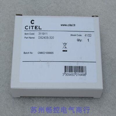 供应*销售*全新CITEL西岱尔信号浪涌保护器 DS240S-320 现货31191
