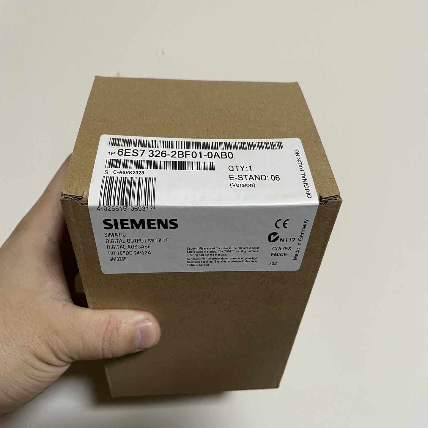 6ES7326-2BF01-0AB0未拆封PL询价
