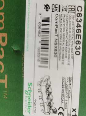 【议价】塑壳断路器NSX6304P4D630A6.3E