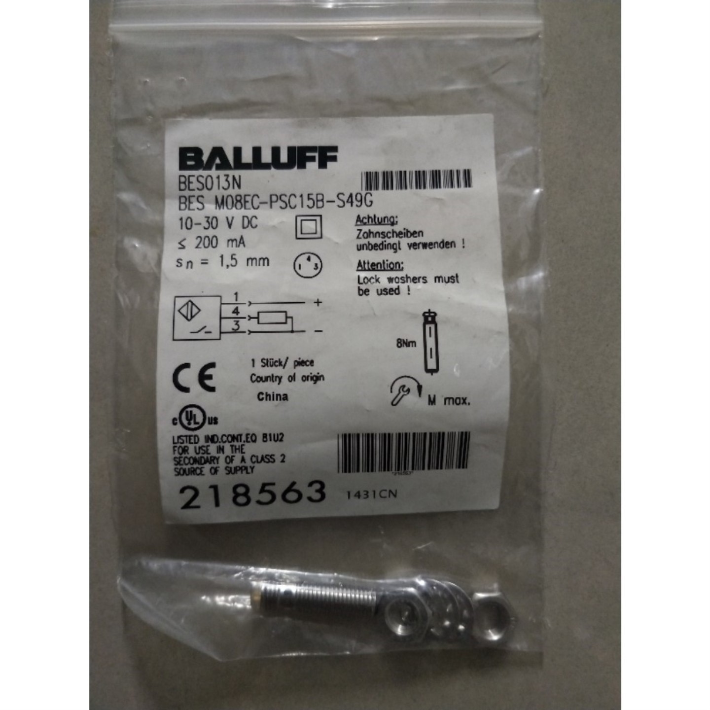 【请询价】全新原装 BES013N BES M08EC-PSC15B-S49G 现货