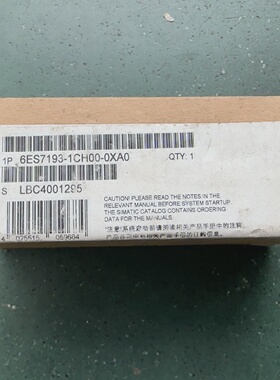 西门子6ES71931CH000XA0终端连接器全新侧-议价