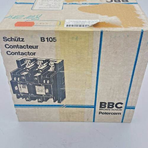 BBC Petercem B105 3011 Contactor 105 Amp 240 Volt Coil