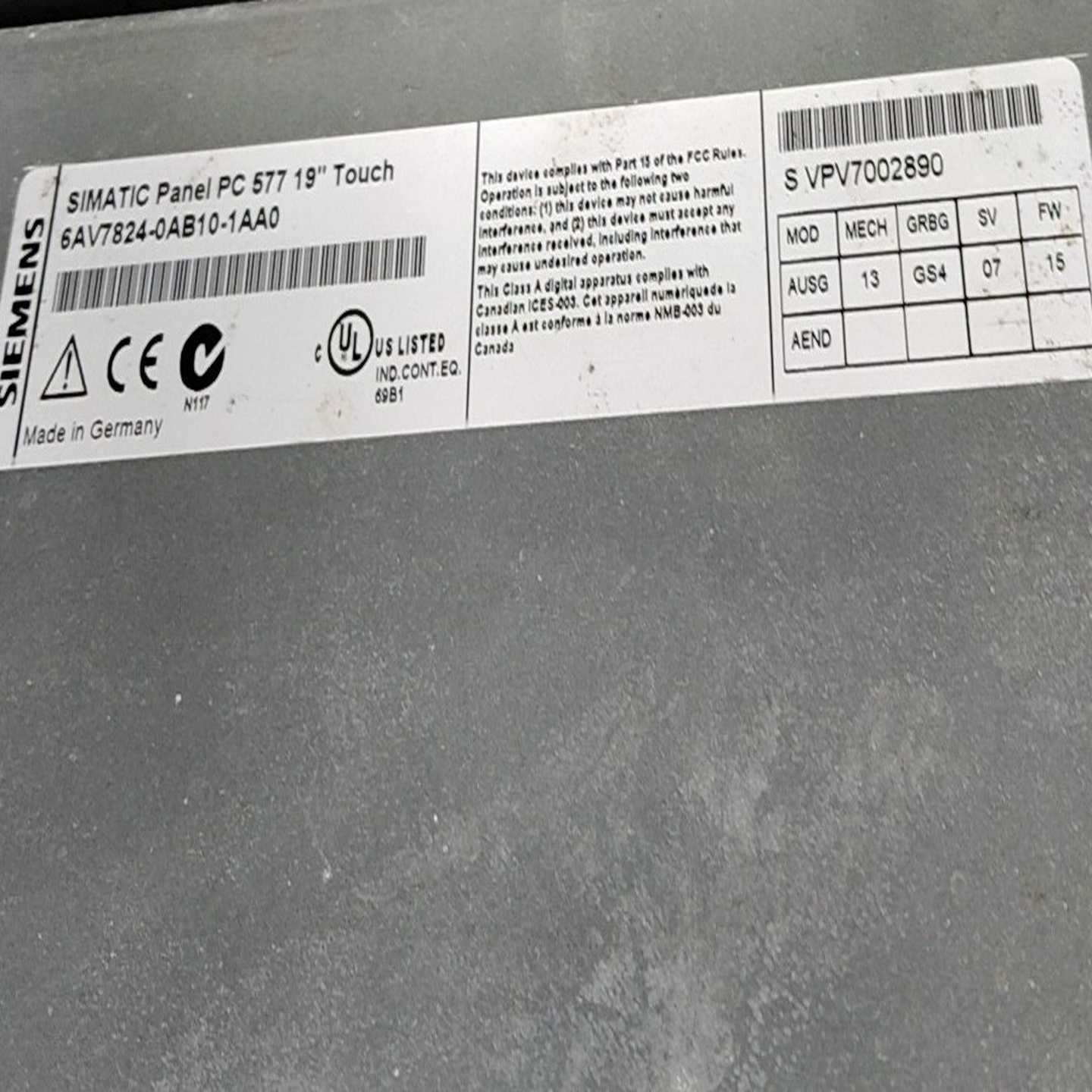 6AV7824-0AB10-1AA0成色如图，功能完好议价出--议价商品