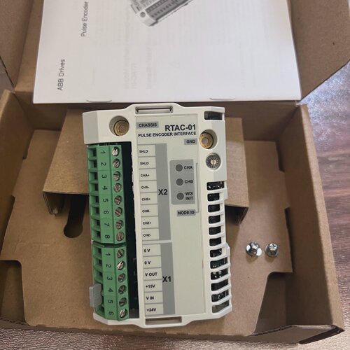 RTAC01正品ABB变频器编码器接口模块绿色接线端子-议价
