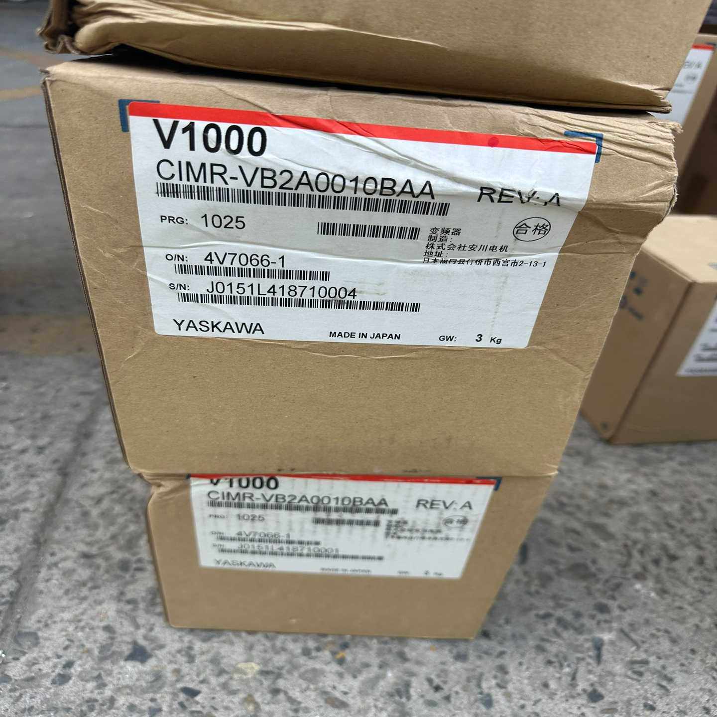 询价安川变频器CIMR-VB2A0010BAAV1000