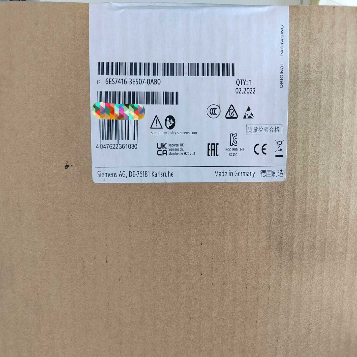 【议价】6ES7416-3ES07-0AB0适用