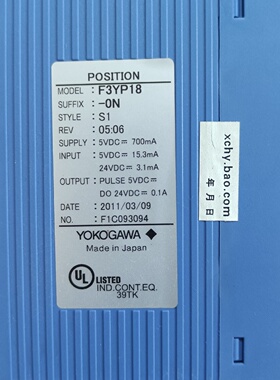 议价现货销售YOKOGAWA横河F3YP180N原装拆机成色漂亮实拍包好