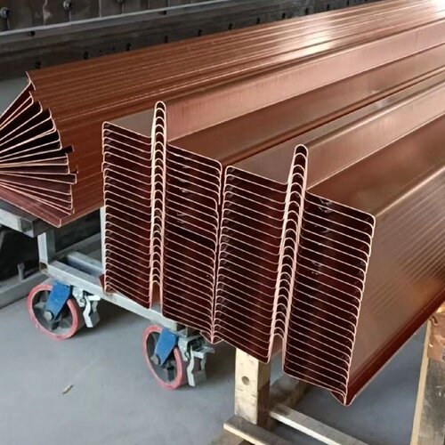 T2紫铜止水铜片水利电站基建防水用UVW型水平垂直复合铜止水铜板