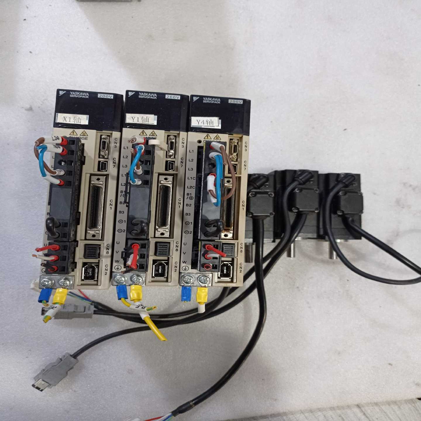 【星慕电子】安川100W驱动电机套装，